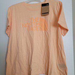 North Face Tshirt Peach color Size XXXL NWT